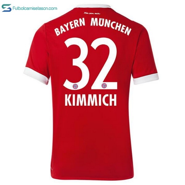 Camiseta Bayern Munich 1ª Kimmich 2017/18